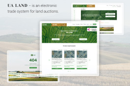 Electronic trade system for land auctions